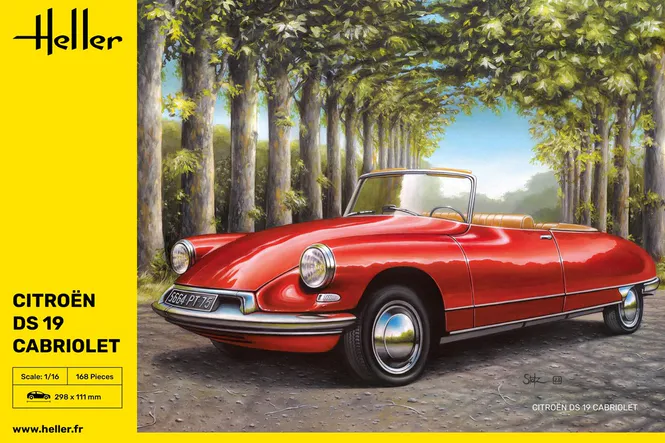 Main Image Heller 1:16 - Citroën DS 19 Cabriolet 80796 
