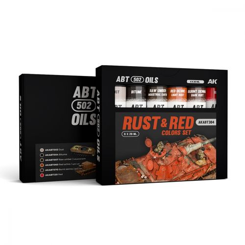 AK-Interactive AKABT304 Rust And Red Colors Set