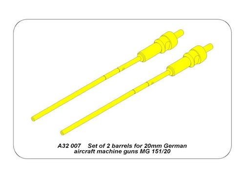 2 barrels for MG 151/20 - Aber Models