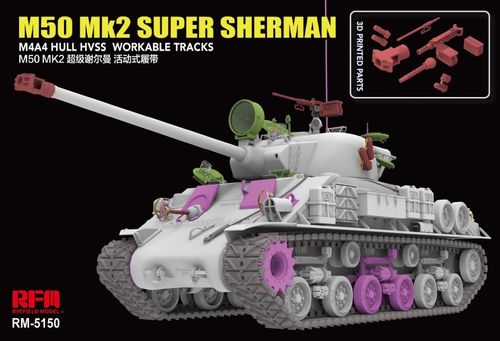 Rye Field Model 1:35 - M50 Mk.2 Super Sherman (M4A4) Standard Version (5150)