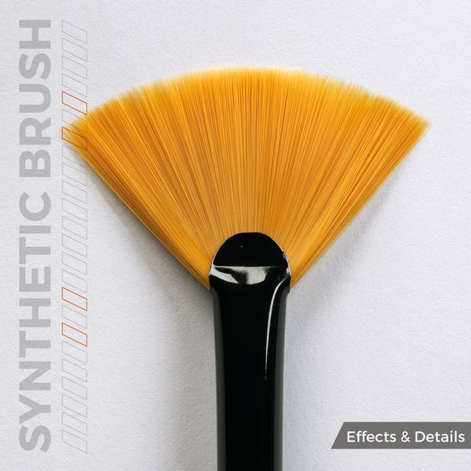 Hovedbilde AK-Interactive B017 AK Synthetic Brush - Fan ...