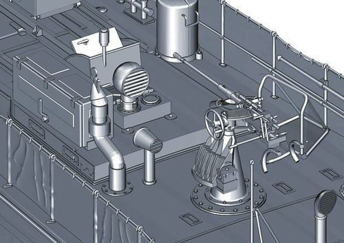 Italeri 1:35 - Schnellboot S-26/S-38 with 2cm Flak and sea mines/depth charges (5625S)