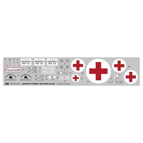 AK-Interactive 1:35 - T2 Model 1967 Public Service 35023