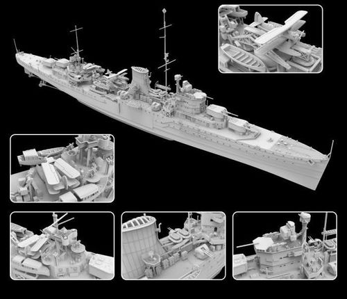 Flyhawk 1:700 -  HMS Ajax 1939 FH1110