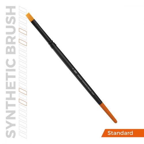 AK-Interactive B003 AK Synthetic Brush - Flat 4