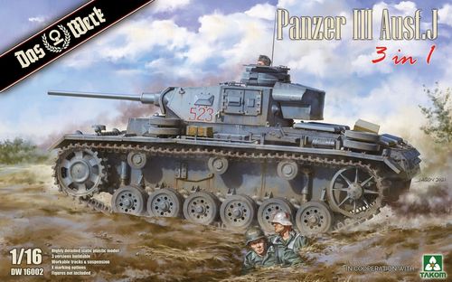 Das Werk 1:16 - Panzer III Ausf. J 3in1