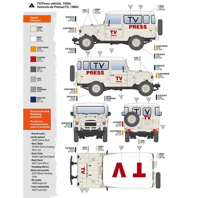 Hovedbilde AK Interactive 1:35 - FJ43 SUV With Hard Top ...