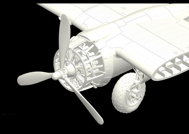 Hovedbilde HK Models 1:32 -B-25J Mitchell 