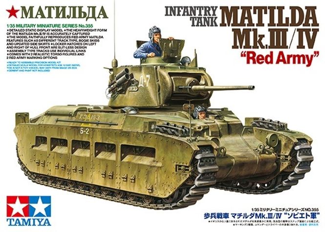 Hovedbilde Tamiya 1:35 - Infantry Tank Matilda Mk.III/IV Red ...