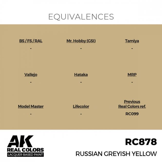 Hovedbilde RC878 Russian Greyish Yellow