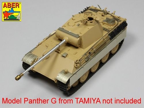 7,5cm gun barrel for Panther Ausf.G Late -Tamiya