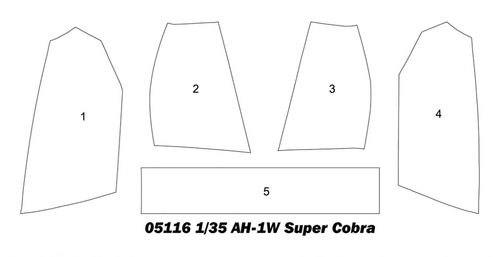 Trumpeter 1:35 - Bell AH-1 W Super Cobra (Turned Exhaust) (05117)