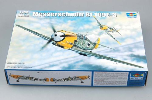 Trumpeter 1:32 - German IIWW Fighter Messerschmitt Bf 109E-3 02288 