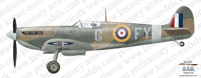 Hovedbilde Kotare 1:32 - Spitfire Mk.Va