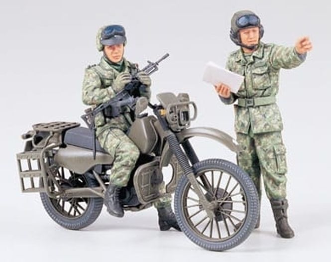 Hovedbilde Tamiya 1:35 - JGSDF Motorcycle Reconnaissance Set ...
