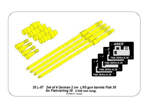 Flakvierling 38 barrel set