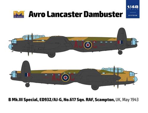 HK Models 1:48 - Avro Lancaster Dambuster