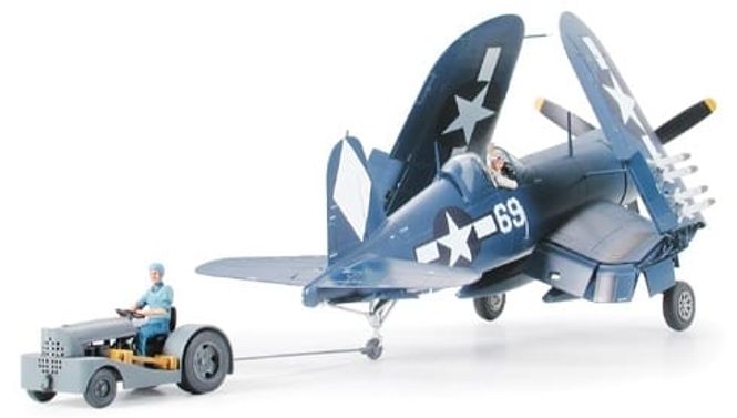 Hovedbilde Tamiya 1:48 - Vought F4U-1D Corsair w/ Moto-Tug ...