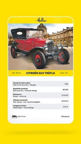 Heller 1:24 - Citroën 5CV Trèfle (80702)