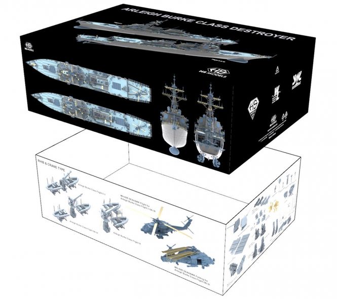 Hovedbilde HS Models 1:200 - USS Curtis Wilbur (DDG-54) - ...