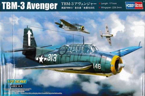 Hobby Boss 1:72 - Grumman TBM-3 Avenger (87274)