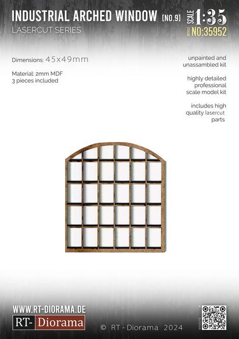 Hovedbilde RT-Diorama 1:35 - 35952 Lasercut Industrial ...