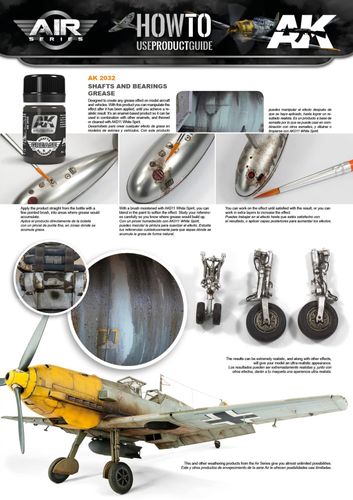 Grease shafts & bearings