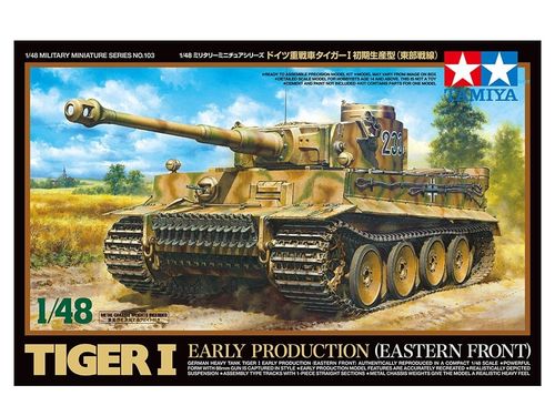 Tamiya 1:48 - German Heavy Tank Tiger I Early Production (Eastern Front) (32603)