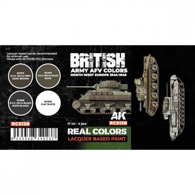 Hovedbilde AK-Interactive RCS128 British Army AFV Colors. ...