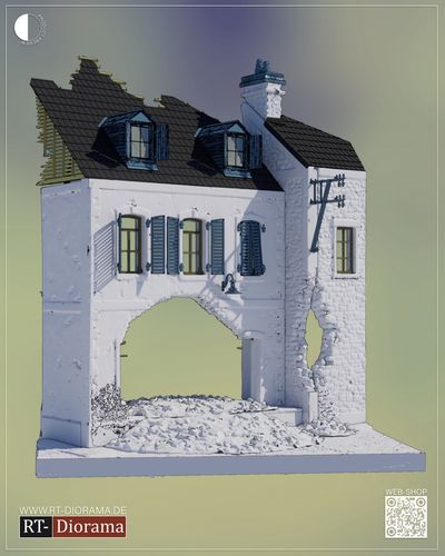RT-Diorama 35055 The Breach Normandy [Diorama Base] (1:35)