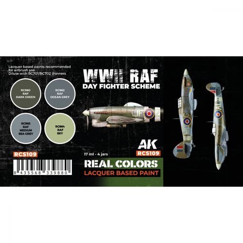 AK-Interactive RCS109 RAF WWII Day Fighter Scheme Set