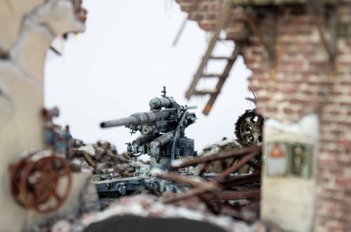 RT-Diorama 35303 Stalingrad Tractor Factory [Diorama Base] (1:35)