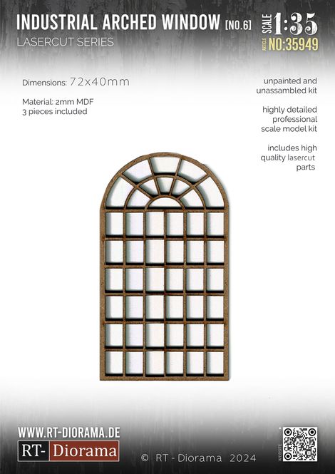 Hovedbilde RT-Diorama 1:35 - 35949 Lasercut Industrial ...