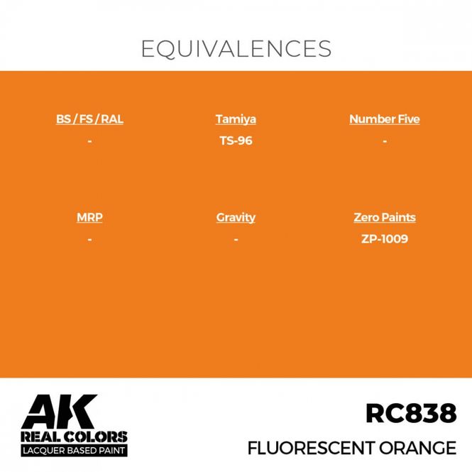 Main Image RC838 Fluorescent Orange