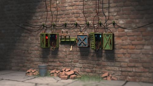 RT-Diorama 1:35 - 35677 Industrial Fuse Boxes