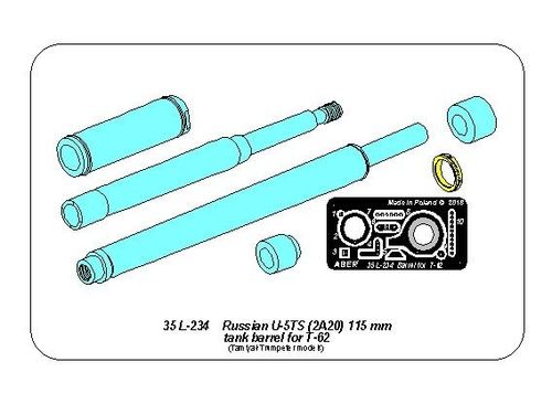 Russian U-5TS (2A20) 115mm tank barrel for T-62