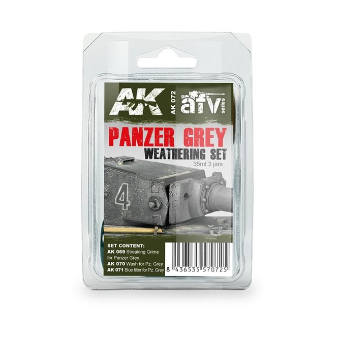 Hovedbilde AK-Interactive AK072 Early Panzers Weathering Set