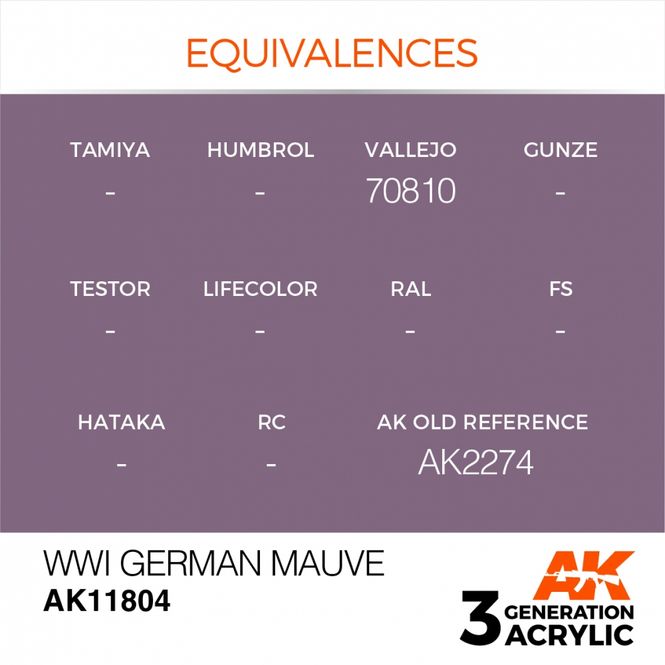 Hovedbilde WWI German Mauve