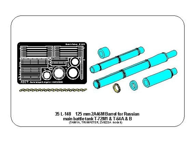 Hovedbilde 125mm 2A46M Barrel for Russian Tank T-72M1 & ...