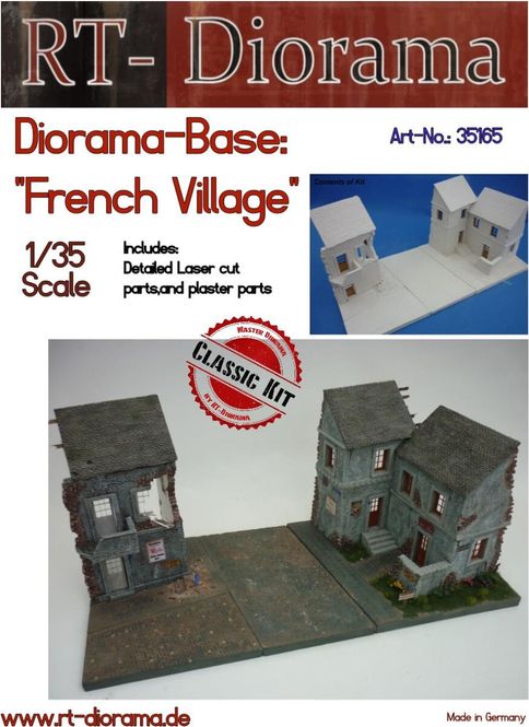 Main Image RT-Diorama 35165 Diorama-Base: French Village (3 ...