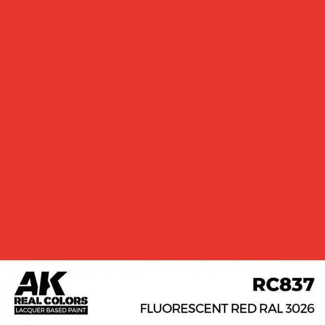 Hovedbilde RC837 Fluorescent Red RAL 3026