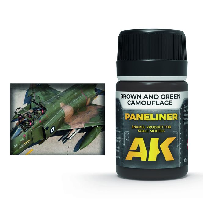 Main Image Paneliner for brown and green camouflage 35ml