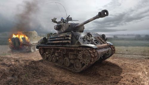 Italeri 1:35 - M4A3E8 Sherman 