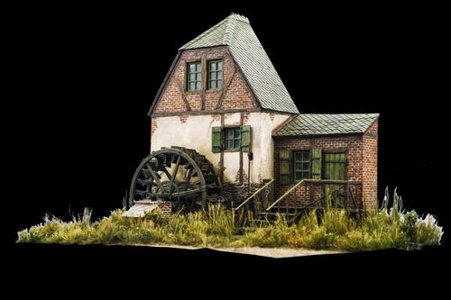 RT-Diorama 35024 Diorama Base: Watermill (1:35)