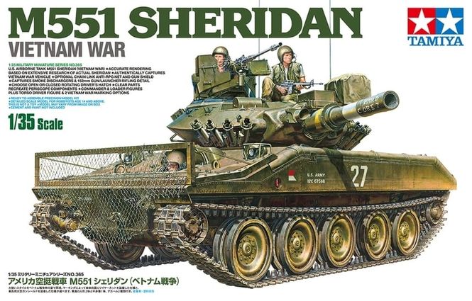 Hovedbilde Tamiya 1:35 - 35365 M551 Sheridan Vietnam War