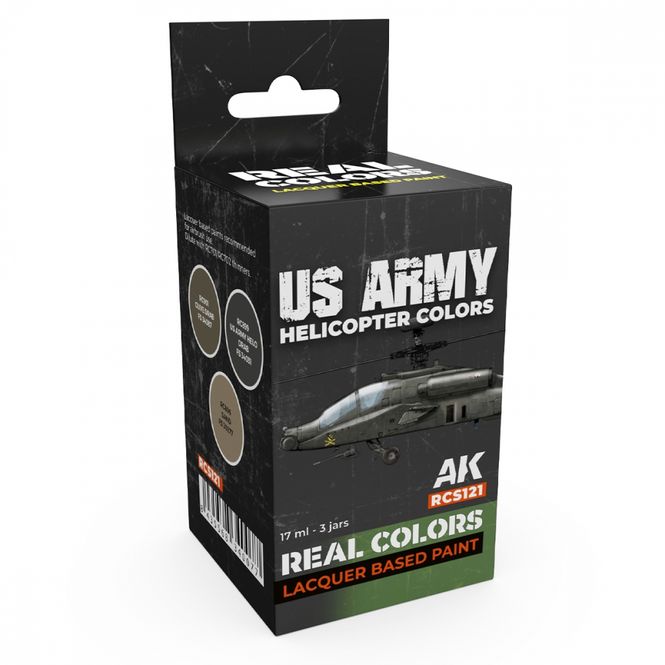 Main Image AK-Interactive RCS121 US Army Helicopter Colors ...