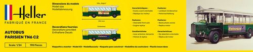Heller 1:24 - Autobus Parisien TN6 C2 - Starter Set 56789 