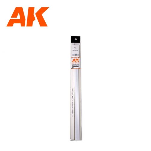 Hollow tube 2.00dx350mm (W.T. 0,7mm)-STYRENE STRIP