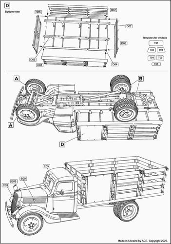 ACE 1:72 - US V-8 Stake Truck m.1936/37 (72584)