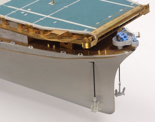 Pontos Model 1:200 - USS CV-6 Enterprise 1942 Detail Up Set Teak Tone Wooden Deck (for Trumpeter 03712) (27010FN)